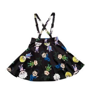 Hot Topic Hunter X Hunter Girls Juniors Size Small Suspender Black Skirt